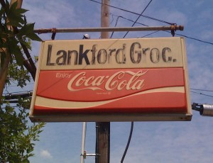 Lankford's Grocery Sign